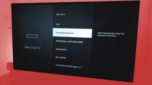 Entwickleroptionen - FIRE TV STICK Unknown Apps installieren