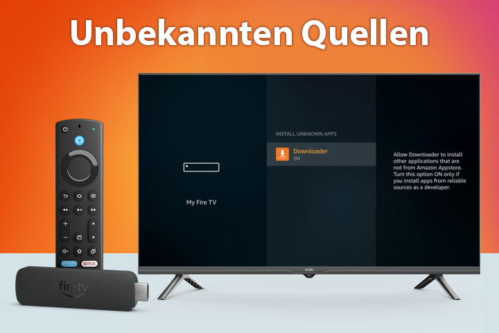 Fire TV'de bilinmeyen kaynaklardan uygulama yükleme